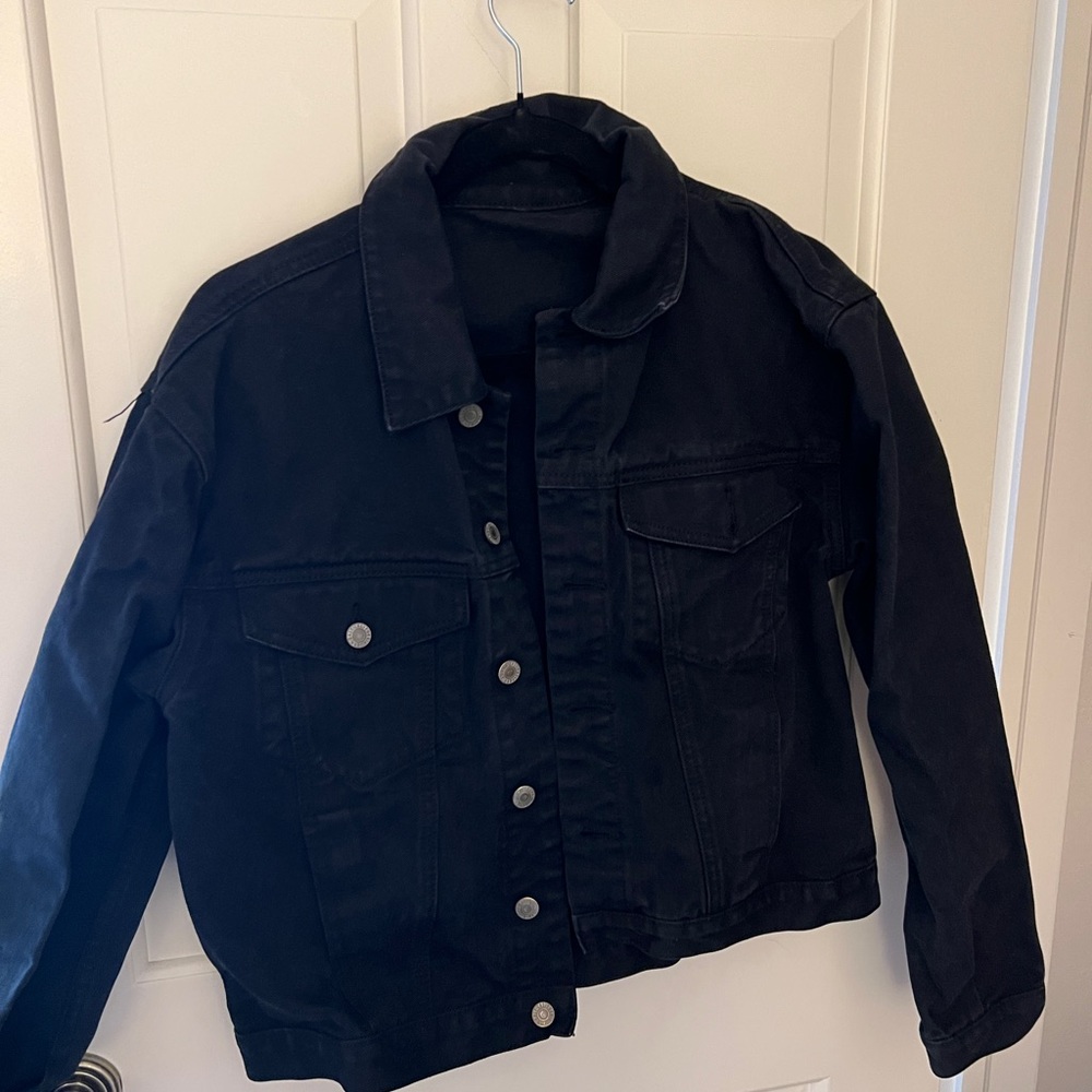 Black brandy Melville jean jacket